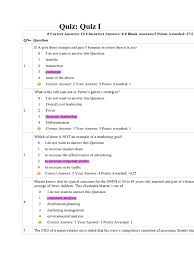 May 18, 2015 | total attempts: Quiz Questions On Marketing Management With Answers Quiz Questions And Answers