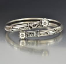 Victorian Antique Silver Etruscan Bypass Bracelet Antique Jewellery Online Vintage Jewelry Antique Jewelry
