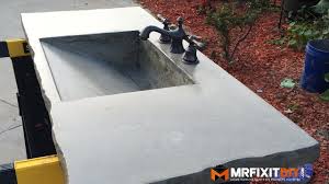 Custom designed concrete sinks, concrete showers and more will enhance the wow factor of these units to entice prospective buyers. Diy Concrete Sink Part 1 Of 2 Youtube