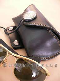 本革のメガネケース leather sunglasses case eyeglasses