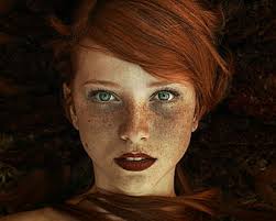 Aja Warren, redhead, freckles, woman, make-up, girl, actress, face, blue  eyes, HD wallpaper