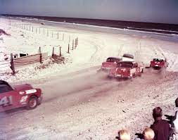 The course started on the pavement of highway a1a (at 4511 south atlantic avenue, ponce inlet 29°06′32″n 80°. South Turn Of The Daytona Beach Road Course During 1954 Nascar Cup Race Nascar