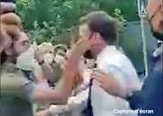 Résultat de recherche d'images pour "MACRON RECOIT UNE GIFLE"