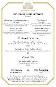 Trend of contemporary and love blog. The Ahwahnee Dining Room Menu In Yosemite Valley California Usa