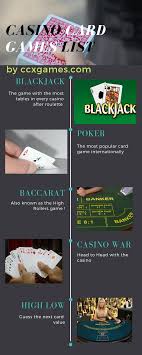 More than 70 best card games at your choice, including poker, baccarat, deuce and many more! Casino Card Games List