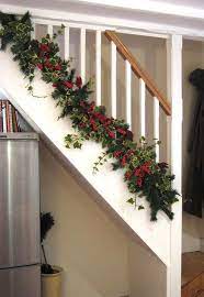 Christmas Stairs Decorations Beautiful Christmas Decorations Christmas Banister