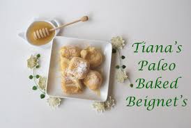 In a large bowl, combine the hot milk and egg with 2 tbl of vegetable oil and the sugar. Tiana S Paleo Baked Beignet S Paleo Primal Gluten Free Grain Free Dairy Free