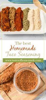 Taco Seasoning Seasoning Recipes Homemade Taco Seasoning Recipe Homemade Tacos