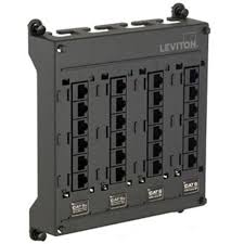 Leviton Structured Media Twist And Mount Patch Panel With 12 Cat 5e Ports 12 Cat 6 Ports Black 476tm 654 The Home Depot In 2020 Patch Panel Leviton Patch Panels