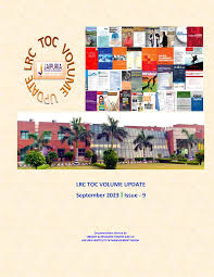 LRC TOC VOLUME UPDATE September 2023 IIssue - 9