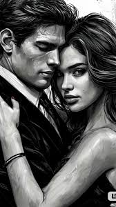 He stood up, and bending at the waist, kissed her cheek. It was just a  peck, but it made her heart feel too big for its cage, fluttering in a hot  panic.»