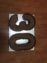 30th Birthday Cake For Him Chocolate Number 30 Birthday Cake With Chocolate Fingers Around It 30 Birthday Cake 30th Birthday Number Cakes