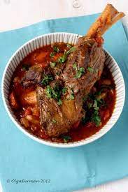 Braised Lamb Shanks With White Beans And Tomatoes Braised Lamb Lamb Shanks Lamb Shank Recipe