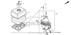 Honda Wb30xt3 A Water Pump Tha Vin Wact 3000001 Parts Diagrams
