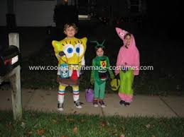 Coolest Spongebob Patrick And Plankton Costumes Kid Character Spongebob Costumes