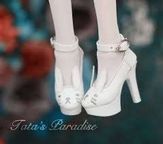 cute white rabbit shoes sd16 girl dd dy bjd doll shoes doll accessories bjd shoes for 1 3 1 4 girl dollfie https ladieshighheelshoes doll shoes shoes heels
