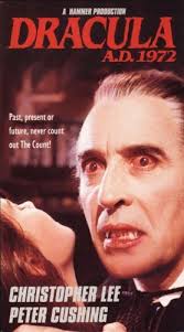 Dracula AD 1972 ** (1972, Christopher Lee, Peter Cushing, Stephanie  Beacham, Marsha Hunt, Christopher Neame, Caroline Munro, Michael Coles)