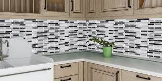 Backsplash is in the kitchen which protect the wall from dirt and stains of cooking and from many more things. Peel And Stick Stone Tile Backsplash Nbizococho