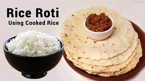 Rice Roti Using Cooked Rice Instant Cooked Rice Roti Rice Roti Recipe Roti Recipe Cooked Rice Recipes Leftover Rice Recipes