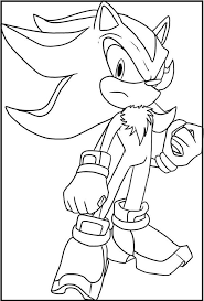 Sonic coloring pages will appeal to all lovers of the blue hedgehog. Sonic Shadow Character Coloring Pages For Kids Fax Printable Sonic The Hedgehog Coloring Pages For Kids Coloriage Sonic Coloriage Coloriage Pokemon