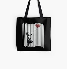 This i am your father 4 piece panel art print by banksy from bigwallprints.com is an affordable way to make an impact in any room! Banksy I Am Your Father Tote Shopping Bag For Life