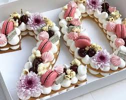 Maybe you would like to learn more about one of these? Letter Or Number Cake Cream Tart Cookie Cake Custom Cakes Birthday Cake In 2021 25th Birthday Cakes 20 Birthday Cake Beautiful Birthday Cakes
