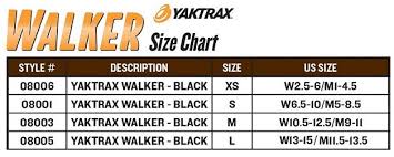 Yaktrax Size Chart Inspirational Yaktrax Walker Traction