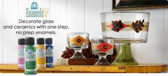 Folkart Enamels By Plaid Enterprises Glass Painting Painting Glassware Dishwasher Safe Paint