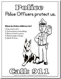 Free Police Officer Unit For Kindergarten There Is Also A Mailman Unit And Fire Safety Un Community Helpers Preschool Police Activities Community Helpers Unit