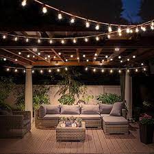 Image Result For Strip Of Light Bulbs Outdoor Patio Decor Backyard Patio Designs Patio Design