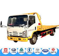 Isuzu 4-Ton Flatbed Tow Truck HOWO Sliding Platform Wrecker Foton Aumark  5-7 Ton Recovery Truck Heavy-Duty Diesel Breakdown Rescue Towing Truck for  ...