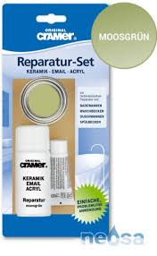 Alte farbtöne, wie in meinem fall der farbton bahambeige, sind nicht erhältlich. Cramer Wannen Reparatur Set Moosgrun Neosa De Der Cramer Shop Pflege Und Reparatur Fur Bader Wannen Und Heizkorper