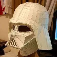 Das set (9 x 6 x 7,5 cm) eignet sich als weihnachtsgeschenk mindestens genauso. Star Wars Life Size Darth Vader Helmet Papercraft Ver 5 Free Template Download Star Wars Crafts Star Wars Diy Darth Vader Helmet