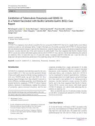Hier finden sie inhalte, videos und produkte rund um. Pdf Coinfection Of Tuberculosis Pneumonia And Covid 19 In A Patient Vaccinated With Bacille Calmette Guerin Bcg Case Report
