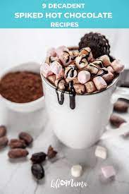 9 Spiked Hot Chocolate Recipes Hot Chocolate Recipes Chocolate Recipes Spiked Hot Chocolate