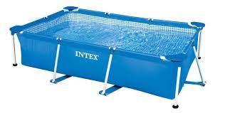 basen ogrodowy stelazowy 260x160x65cm 28271 intex swiat zabawek to tu sa zabawki dla dzieci rectangular pool intex intex swimming pool