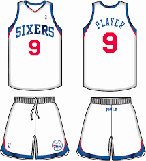 Browse philadelphia 76ers store for the latest 76ers jerseys, swingman jerseys, replica jerseys and more for men, women, and kids. Philadelphia 76ers Home Uniform National Basketball Association Nba Chris Creamer S Sports Logos Page Sportslogos Net