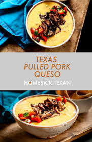 Texas Pulled Pork Queso Homesick Texan In 2020 Slow Cooker Italian Beef Homesick Texan Mexican Food Recipes