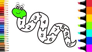When you are designing your preschool lesson plans, it is important to recognize this. How To Draw Puzzle Snake Learn Numbers 1 10 Coloring Pages Youtube