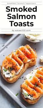 Whipped Cream Cheese Toasts With Smoked Salmon Smoked Salmon Recipes Breakfast Smoked Salmon Recipes Smoked Salmon