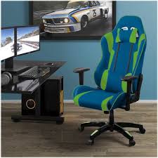 Corliving High Back Ergonomic Gaming Chair Blue Mesh Green Lof 807 G Best Buy In 2020 Gaming Chair Work Space Chair Green Chair