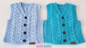 Sezonun En Trend 29 Orgu Bebek Yelek Hirka Modelleri Bebek Yelek Baby Knitting Patterns Erkek Bebek