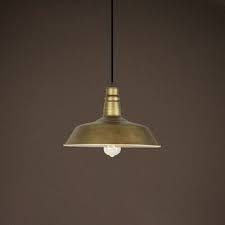 You'll receive email and feed alerts when new items arrive. Industrial Style 1 Bulb Hanging Pendant Light Fixture With Heritage Brass Barn Shade 14 17 Wide For Cafeteria Takeluckhome Com