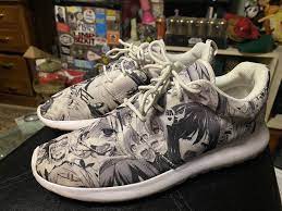 THREE iN Women's Size 9 Hentai Anime Babe Weeabo Canvas Sneakers Loafers  Shoes | eBay
