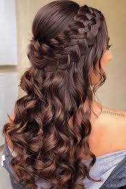 Easy Wedding Hair Style Quince Hairstyles Hair Styles Down Hairstyles For Long Hair