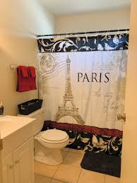 Living Colors Paris Shower Curtain Towels And Bath Mat Towel Bath Mats Bath Decor Printed Shower Curtain