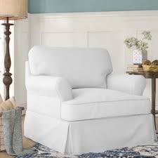 Our shiloh spool chair offers deep seat comfort framed with rich vintage texture. Farmhouse Rustic Slipcovered Accent Chairs Birch Lane