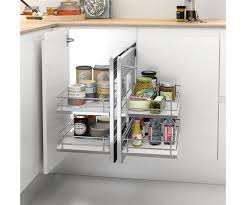 Dovetail drawer boxes, 1/2 thick solid wood side panels. Blind Corner Optimiser 4 Solid Base Baskets Components Direct