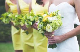 Maybe you would like to learn more about one of these? Yellow And Green Spring Bridal Party Bouquets
