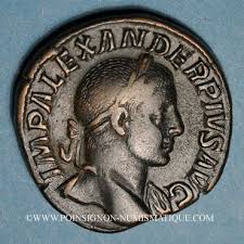 monnaies empire romain alexandre sévère (222-235). sesterce. rome, 232. r/:  la providence